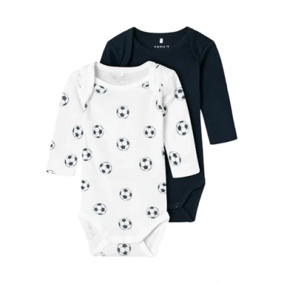 Image of Name it Nbmbody Football 2 PACK Body for kids, Size: 6 9m, Bright white