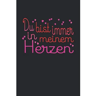Image of Notizbuch Trauer Du bist immer in meinem Herzen: zur Erinnerung, liniert, weißes Papier DIN A5 (6x9 Zoll) mit 120 Seiten Buch