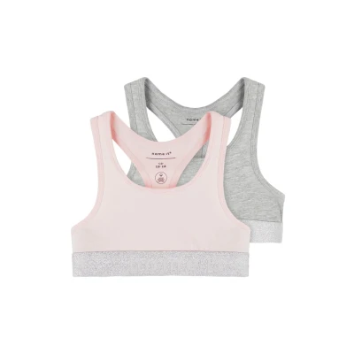 Image of Name it Nkfshort 2 PACK Bustier for kids, Size: 13 14y, Barely pink