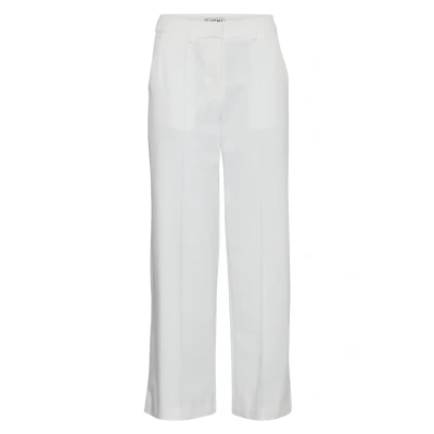 Image of ICHI Ihkate SUS Office WIDE PA Trousers, Women&#039;s, Size: Large, Cloud dancer