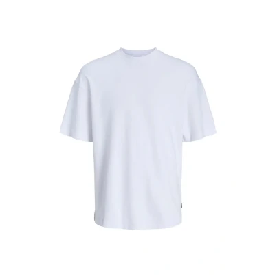 Image of Jack &amp; Jones Jjeurban EDGE TEE O NECK Basic Tshirt, Men&#039;s, Size: Small, Weiß