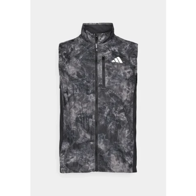Image of adidas Performance VEST Waistcoat, Men&#039;s, Size: Small, Grey/black