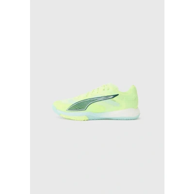 Image of Puma Accelerate Nitro SQD 4 Handball shoes Fizzy light/green terrain/white/silvercoloured, Size: 10, terrain/white/silver/coloured