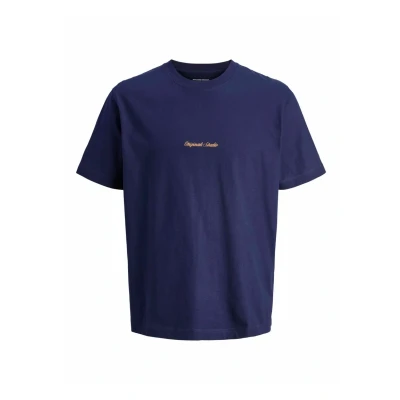 Image of Jack &amp; Jones Junior Jornorrebro CREW NECK Basic Tshirt for kids, Size: 14y, Ocean cavern