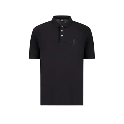 Image of Armani Exchange Polo shirt, Men&#039;s, Size: XS, Black