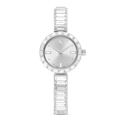 Image of Swarovski Matrix Bangle Watch silvercoloured, Women&#039;s, Size: One Size, Silver coloured