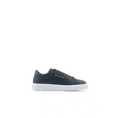 Image of Armani Exchange Trainers, Men&#039;s, Size: 5, Blue Leather
