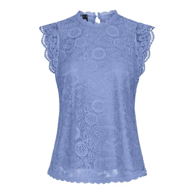 Image of Pieces Pcolline Blouse, Women&#039;s, Size: Small, Hydrangea