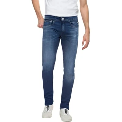 Image of Replay Grover Regular Slim fit jeans, Men&#039;s, Size: 27x32, Medium blue