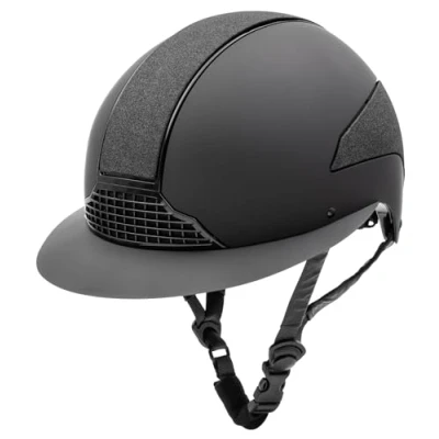 Image of SWING H24 Lady Shine Riding Helmet Matt Black 57 59 cm