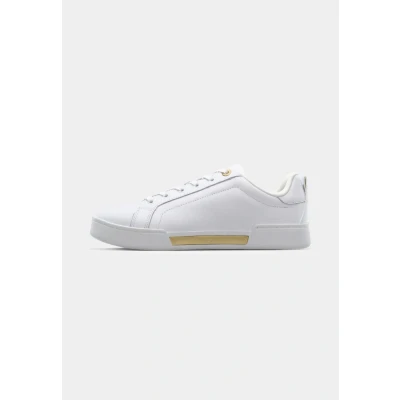 Image of Tommy Hilfiger Chique Court Trainers, Women&#039;s, Size: 3.5, White Leather