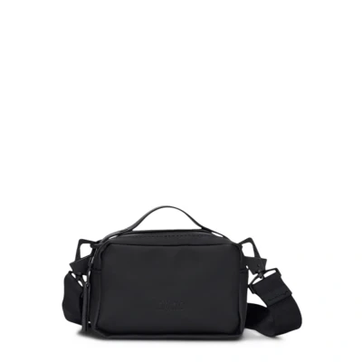 Image of Rains Box Black Crossbody Bag R14120 01