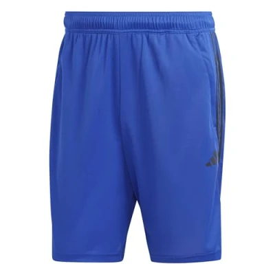Image of adidas Performance Essentials PIQUÉ 3STRIPES Sports shorts, Men&#039;s, Size: Large, Grey five/black