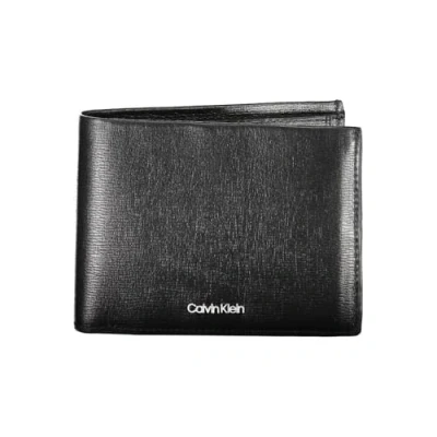 Image of Calvin Klein Median Trifold Unisex Wallet, Size: One Size, Black