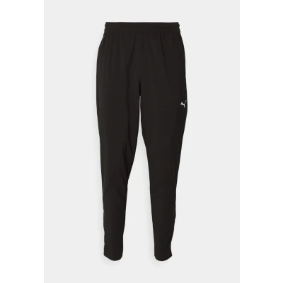 Image of Puma Essentials Tapered PANT Tracksuit bottoms, Men&#039;s, Size: Small, Black