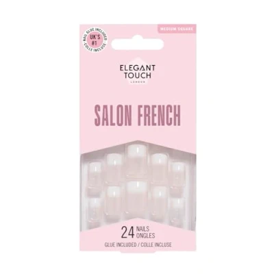 Image of Elegant Touch Natural French Nails 103 (M) (Pink) (Fade Tip)