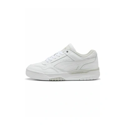 Image of Puma Rebound Retro Trainers, Size: 3.5, White cool light gray shoes