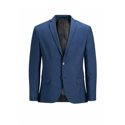 Image of JACK &amp; JONES Men&#039;s JPRSOLARIS Blazer NOOS, Dark Navy, 48, Blue (Dark Navy