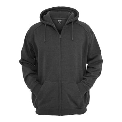 Image of Urban Classics ZIP Hoody Zipup sweatshirt, Men&#039;s, Size: 3XL, Charcoal