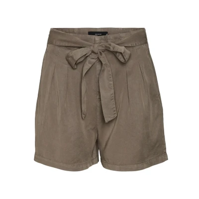 Image of VERO MODA Women&#039;s Vmmia Hr Loose Summer Shorts Ga Noos, Bungee Cord, S