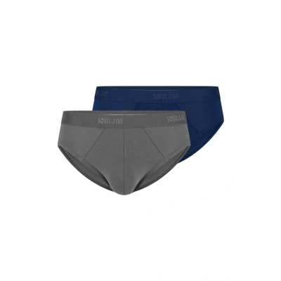 Image of Sloggi BASE 2 PACK Briefs Marine shiver, Men&#039;s, Size: Small, shiver