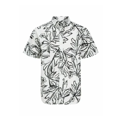 Image of Jack &amp; Jones Comfort FIT Shirt, Men&#039;s, Size: Small, Cloud dancer