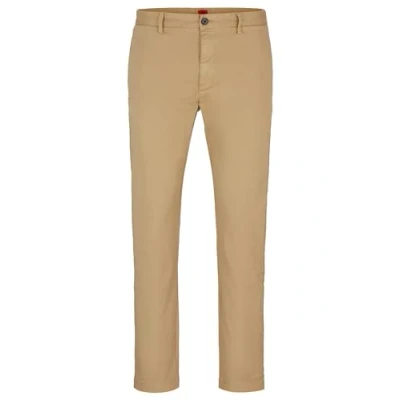 Image of HUGO David Chinos, Men&#039;s, Size: 30x34, Medium beige