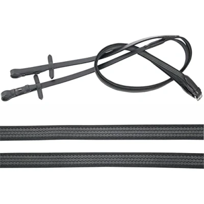 Image of Harry&#039;s Horse ultra grip reins, black