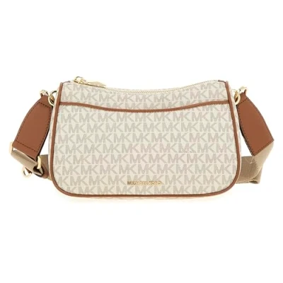 Image of Michael Kors JET SET body Strap Across bag, Women&#039;s, Size: One Size, Vanilla