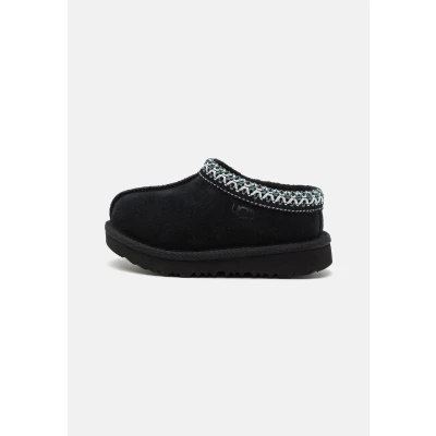 Image of UGG Tasman II Unisex Slippers for kids, Size: 6K, Black Suede
