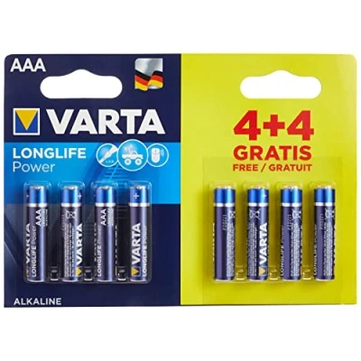 Image of Varta longlife power lr03 mn2400 aaa bl. 4+4 4903121448
