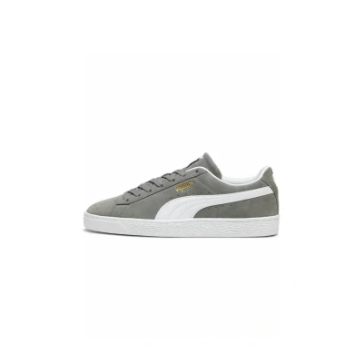 Image of Puma Classic Unisex Trainers Cast iron white, Size: 6, white Suede