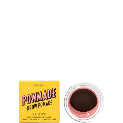 Image of benefit Powmade Full Pigment Eyebrow Pomade 5g (Various Shades) 5 Warm Black Brown