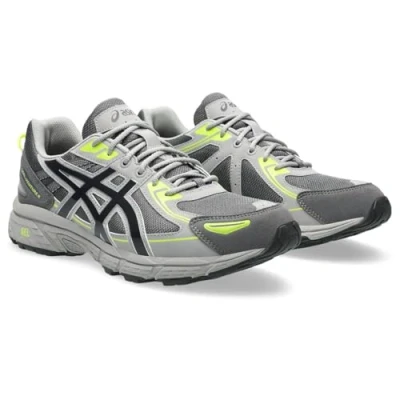 Image of Asics Sportstyle Gelventure 6 Unisex Trainers, Size: 8.5, Carbon/obsidian grey Textile/synthetics