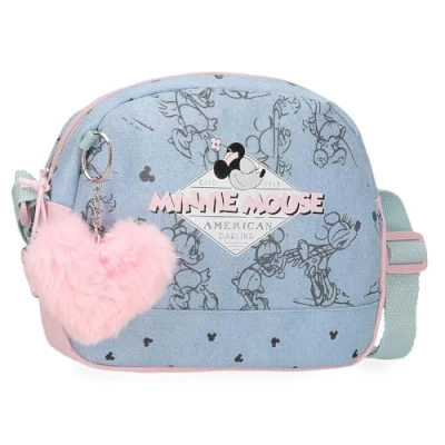 Image of Joumma Disney Minnie American Darling shoulder bag Blue 20.5x16.5x6cm Polyester by Bags, Blue, Bag,
