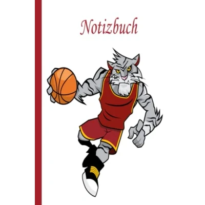 Image of Basketball Notizbuch: Notizbuch, breit liniert, liniertes Papier Notizbuch für Schule, Studenten, Geschenk Kinder, Jungen, Mädchen, Teenager, Liebhaber