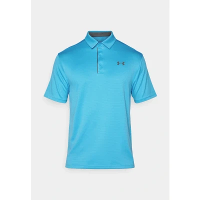 Image of Under Armour TECH Polo shirt, Men&#039;s, Size: Small, Ether blue/pitch gray
