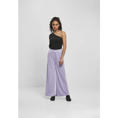 Image of Urban Classics Women&#039;s Ladies High Waist Straight Velvet Sweatpants, Lavender, 4XL
