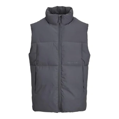 Image of Jack &amp; Jones Waistcoat, Men&#039;s, Size: XL, Iron gate