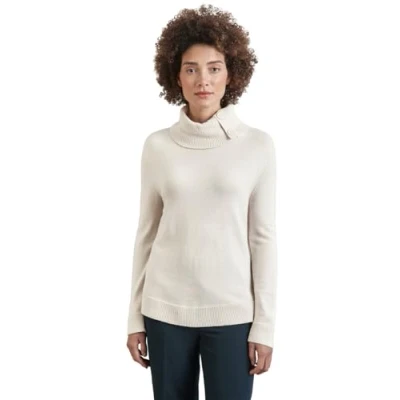 Image of Street One Women&#039;s EOS_Cosy Sweater with Button Detail, Cream White Melange, 14