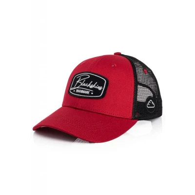 Image of Blackskies Razor Baseball Cap, Men&#039;s, Size: One Size, Rot/schwarz