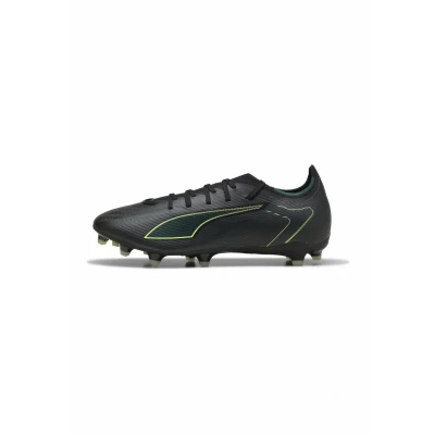 Image of Puma Unisex&#039;s Ultra 6 Match Fg/Ag Soccer Shoe, Black Fizzy Light Green Terrain, 9 UK