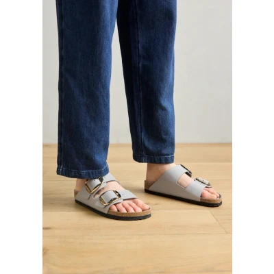 Image of Birkenstock Arizona Birko Flor, Sandals, Narrow Narrow, Shine Stone Coin N, 37 EU