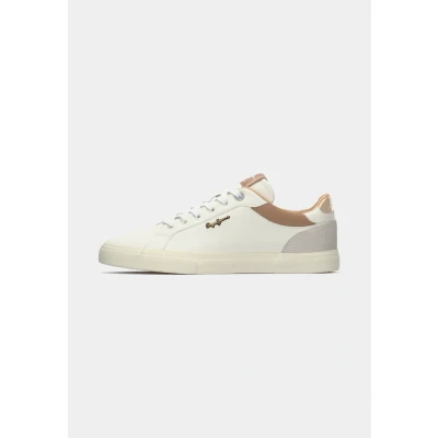 Image of Pepe Jeans Laceups Kenton Court W Trainers, Women&#039;s, Size: 5, Golden ochre brown Leather/synthetics