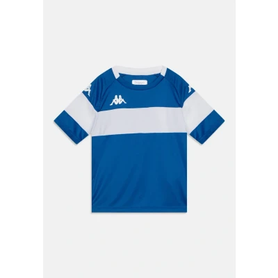 Image of Kappa Unisex Sports Tshirt for kids, Size: 12y, Blue sapphire/white