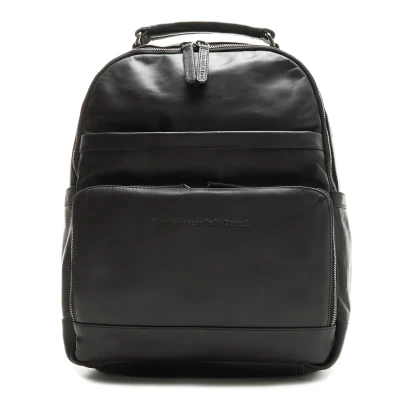 Image of The Chesterfield Brand Leather Backpack Black Austin