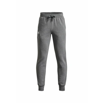 Image of Under Armour Fleece bottoms UA Rival Joggers Tracksuit for kids, Size: 7y, Castlerock light heather (025)
