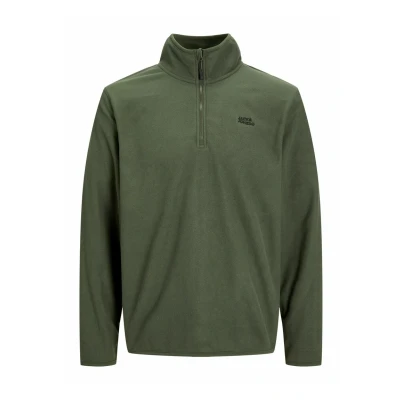 Image of Jack &amp; Jones LOGO Fleece jumper, Men&#039;s, Size: XS, Kombu green