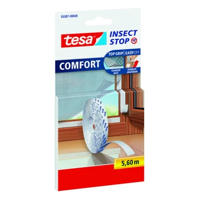 Image of tesa Velcro Replacement Roll, White, 5.6 m