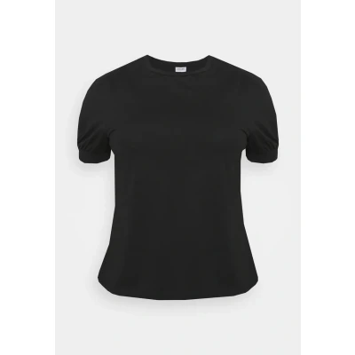 Image of Vero Moda Curve Vmckerry O NECK Basic Tshirt, Women&#039;s, Size: 18/20, Black